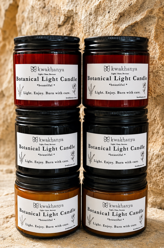 Botanical Light Candle